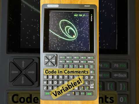Clockwork PicoCalc 7: Asteroid’s Awesome AstroLoop! - variables #mmbasic #picocalc #24lines #coding