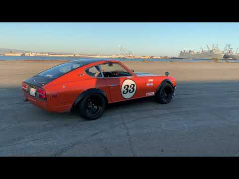 Datsun 240Z Racecar Driving Demo