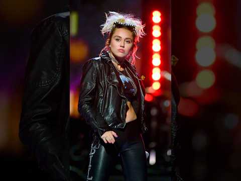 Miley Cyrus’s Rock Era 🔥 #mileycyrus #rock #fashion #shorts