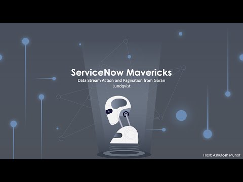 ServiceNow Data Stream Action walkthrough and YouTube Example