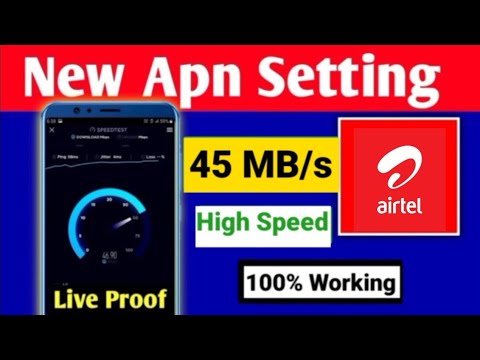 Airtel APN SETTING FOR HIGH SPEED INTERNET 2022 | Airtel 4G APN For Speed | Airtel Best APN Settings