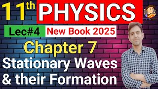 Stationary Waves & their Formation Urdu/Hindi | 11th Class Physics New Book Unit 7 wave & vibration