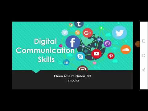 Digital Communication Skills (Part 1)