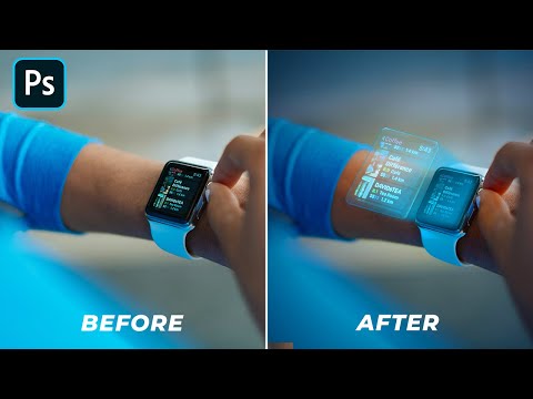 Hologram Effect in Photoshop Step by Step Tutorial