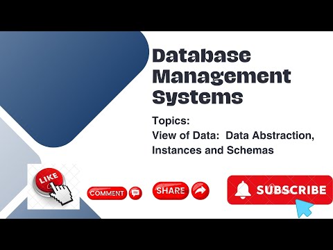 DATABASE MANAGEMENT SYSTEMS | VIEW OF DATA: DATA ABSTRACTION, INSTANCE AND SCHEMA