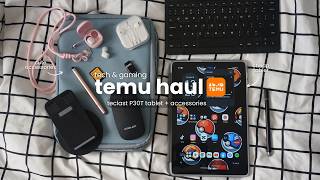 temu tech gaming haul 🎮 | unboxing Teclast P30T + accessories