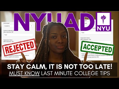 COLLEGE APPLICATION TIPS YOU MUST KNOW (ACTIVITIES + HONOURS THAT GOT ME INTO NYUAD)