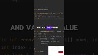 How to remove element from array in Java #coding #java #programming #code #developer #webdevelopment