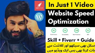 WP Rocket Best Setting 2023 For WordPress Website Speed Optimization -Speed Up WordPress -Fiverr Gig