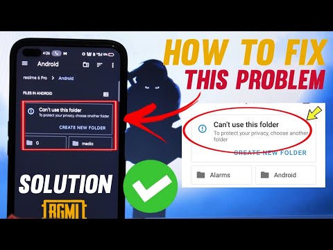 How To Fix Can't Use This Folder | How to fix this problem | how to use gfx in bgmi or pubg