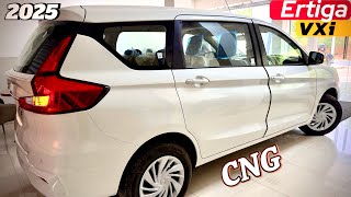New Maruti Suzuki Ertiga VXi (O) CNG 2025 Model ₹Price Mileage Features Review & Details