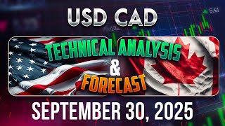 USDCAD Forecast and Technical Analysis for September 30, 2025