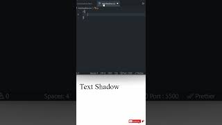 Add Shadows on your Texts using #css