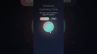 Enhanced Exploding Circle Animation | Advanced CSS Microinteraction UI Effect #htmlcss