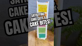 SATISFYING CAKE CUTS AND CAKE BITES!