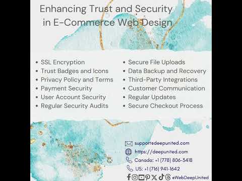 Enhancing Trust and Security in E-Commerce Web Design