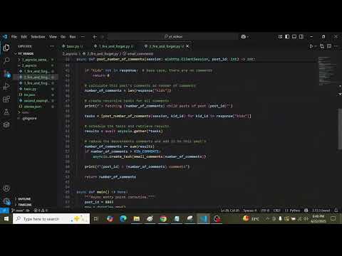Python Asyncio Coding with Tasks and Callbacks