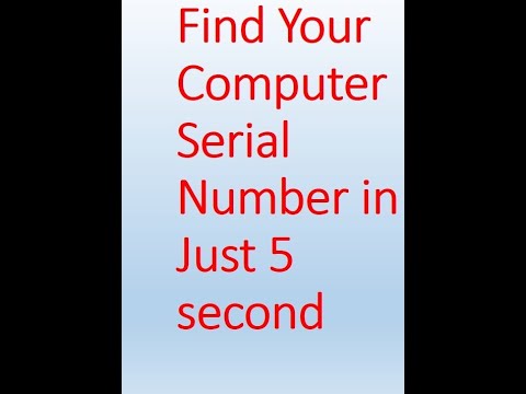Find Computer Serial Number #shorts #tranding