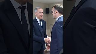 France's Macron Meets Canada's Carney at Davos