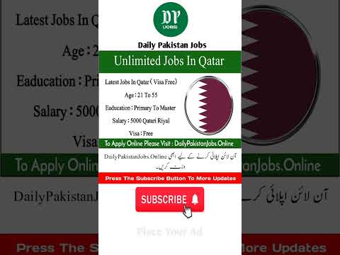 Qatar Jobs 2025 | Latest Jobs In Qatar | Free Visa
