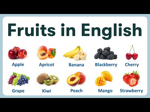 Fruits in English | Learn English Vocabulary | Pronunciation & Picture