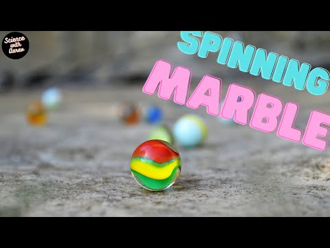 Marble experiment | Magic marble inertia experiment |Spinning marbles