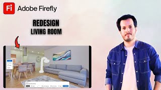 Redesign Living Room With Adobe Firefly | AI Interior Design