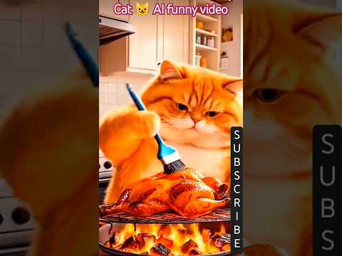 Cat funny video funny moments cat AI animated video#cat​#adoptcat​ #mycat​#comedy​#cartoon​ #funny