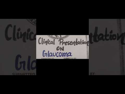 clinical presentation on Glaucoma/case study presentation/case study #glaucoma #medicos #shorts#ncp