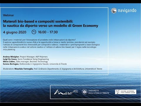 Materiali bio based e compositi sostenibili: la nautica da diporto verso un modello di Green Economy