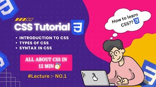 Introduction to CSS | Complete Beginner’s Guide to Web Styling