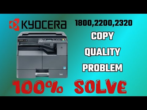 KYOCERA printer| copy quality problems|scanner problem |scanner cleaning 100% solve.