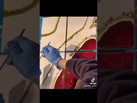 Resingeodeart #resinart #diy #shorts #tutorial #process #epoxy #wallart