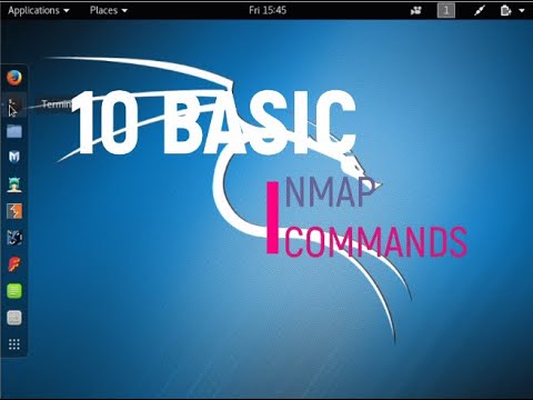 Kali Linux NMAP 10 Basic commands  2020