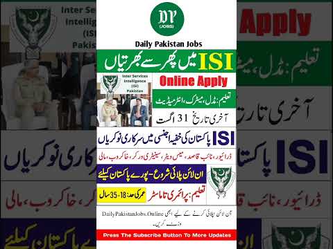 Latest Jobs In Pakistan 2025 – Apply Online Today