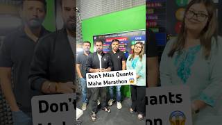 Don’t Miss Quants Marathon 😱