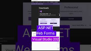 ASP.NET Web Forms - Visual Studio 2022 #visualstudio