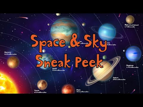 Space & Sky Preschool Curriculum Theme Sneak Peek