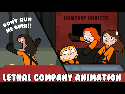 Crashing Company Cars | Lethal Company Cruiser Animation