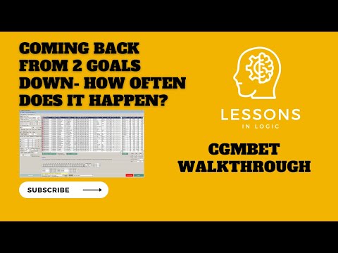CGMBet Advanced Goals (AGS) walkthrough coming back from 2 goals down
