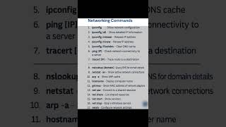 Network Commands You Should Know
