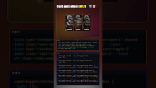 Card animations (HTML, CSS)#htmlcss #development #webdev #webanimation #uidevelopment