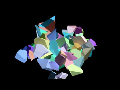 Quick test render of MassFX sumulation