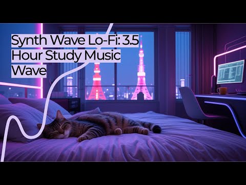 🌙 Chill Lofi synth wave  Beats – Relax, Study, Sleep | 24/7 Lofi Radio 🎧✨