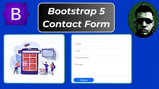 Learn To Build A Responsive Contact Form With Html, Css & Bootstrap | Tutorial