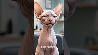 kitty cut her hair.😹💻"#shorts #helpcat #help #ai