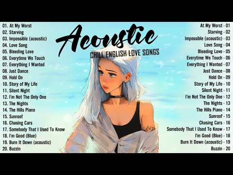Soft Acoustic Songs 2025 🎈 Best Chill English Acoustic Love Songs 🎈 Top Chill Acoustic Music 2025