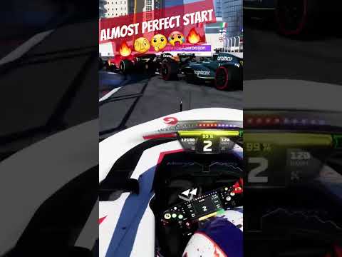 F1 | Baku | Start on Fire🔥| 🥵Haas/Nico|#shorts #f1 #gaming
