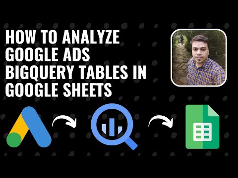 How to Export Google Ads Imported Data from BigQuery into Google Sheets for Analysis!