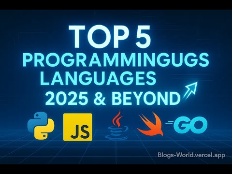 Top 5 Programming Languages to Learn in 2025 🚀 Complete Guide + Career Tips